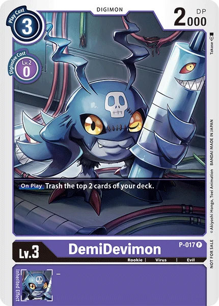 DemiDevimon 「P-017」「EN」