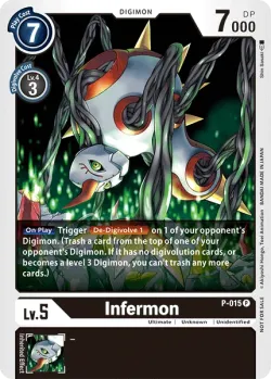 Infermon — Tamer Exchange Promotion Pack #P-015 · Digimon