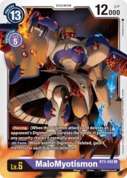 MaloMyotismon 「BT3-092」「EN」