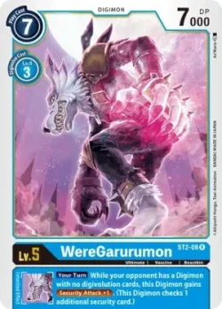 WereGarurumon 「ST2-08」「EN」