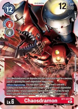 Chaosdramon — Winner Pack Across Time #BT7-017 · Digimon