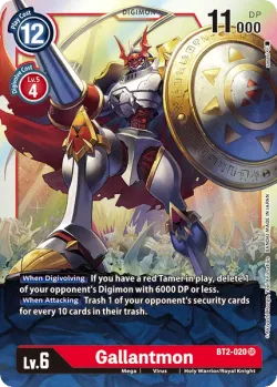 Gallantmon — Store Championships 2021 #BT2-020 · Digimon