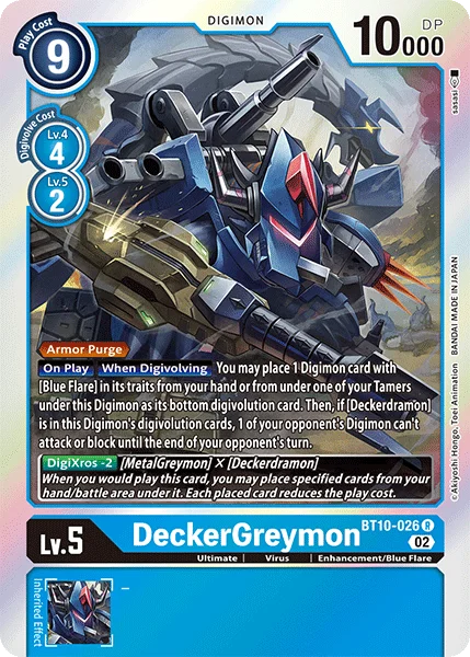DeckerGreymon 「BT10-026」「EN」
