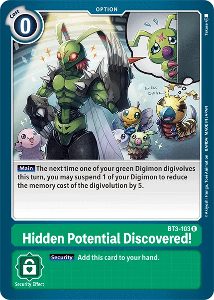 Hidden Potential Discovered! 「BT3-103」「EN」