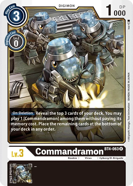 Commandramon 「BT4-063」「EN」