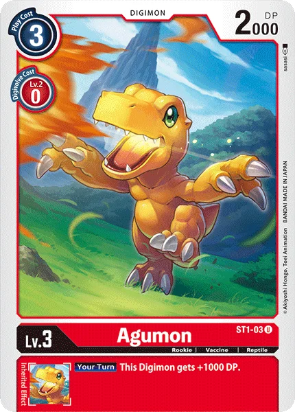Agumon 「ST1-03」「EN」