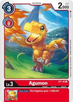 Agumon 「ST1-03」「EN」