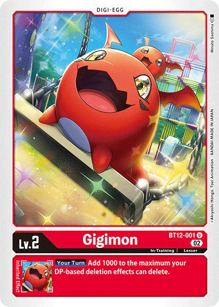 Gigimon 「BT12-001」「EN」