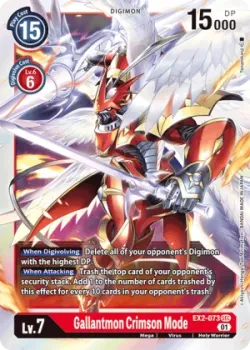 Gallantmon Crimson Mode — Ultimate Cup 2023 #EX2-073 · Digimon