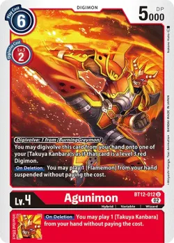 Agunimon — Ultimate Cup 2024 #BT12-012 · Digimon