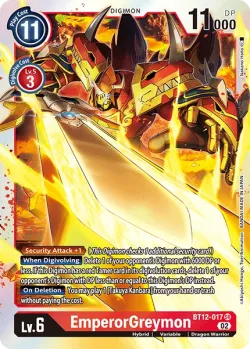 EmperorGreymon — Ultimate Cup 2024 #BT12-017 · Digimon