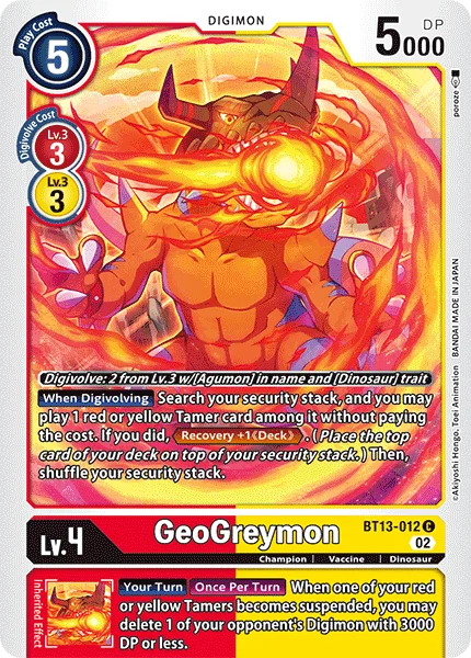 GeoGreymon 「BT13-012」「EN」