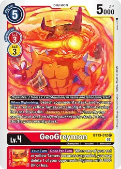GeoGreymon — Ultimate Cup 2024 Season 2 #BT13-012 · Digimon