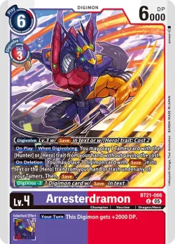 Arresterdramon 「BT21-066」「EN」