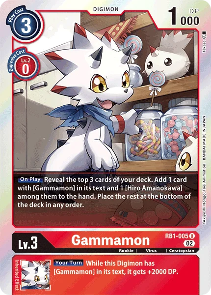 Gammamon 「RB1-005」「EN」