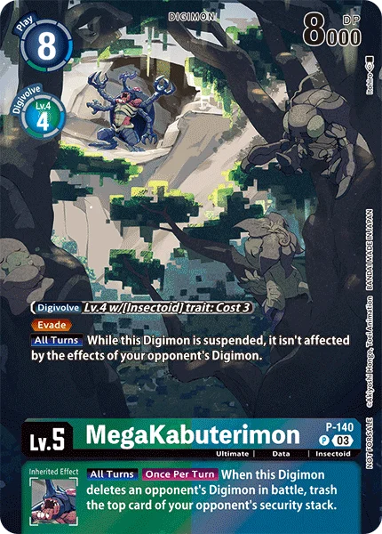MegaKabuterimon 「P-140」「EN」