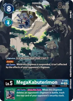 MegaKabuterimon 「P-140」「EN」