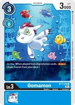 Gomamon — Winter Holiday Event 2024 #BT7-018 · Digimon