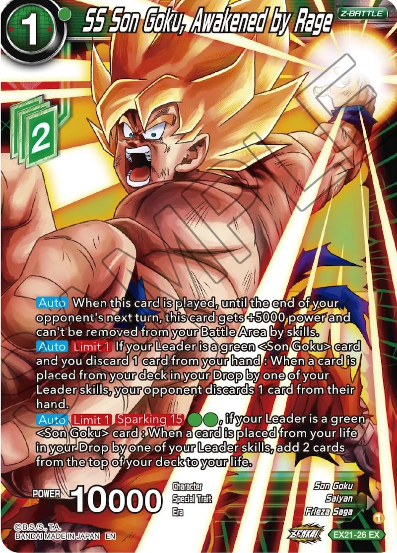 SS Son Goku, Awakened by Rage 「EX21-26」「EN」