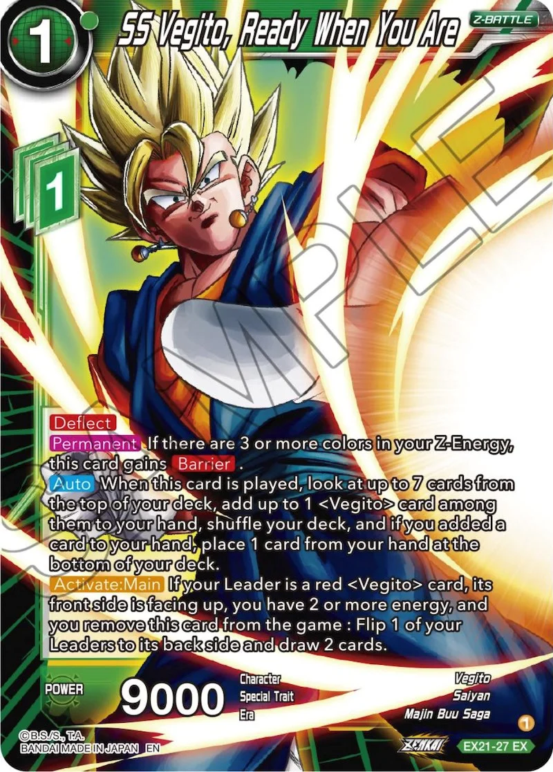 Vegito, Ready When You Are 「EX21-27」「EN」