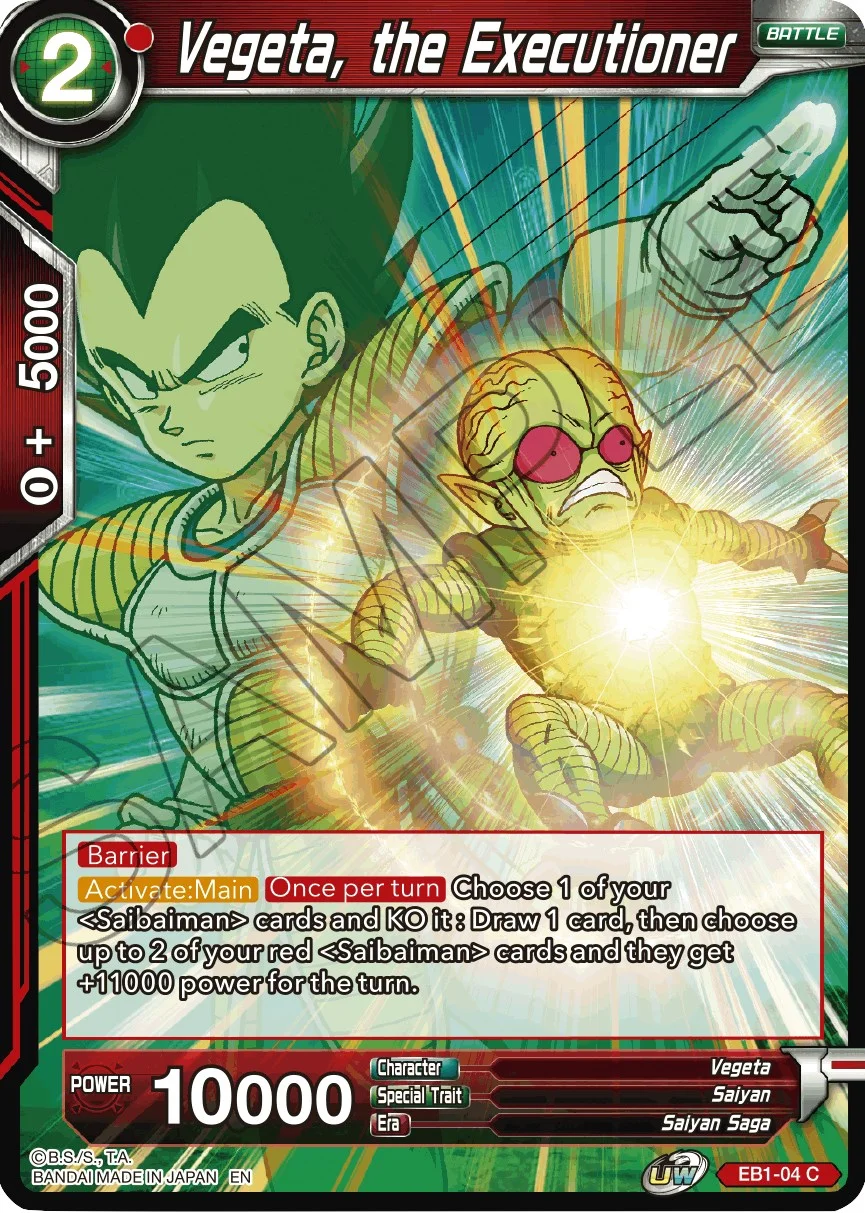 Vegeta, the Executioner 「EB1-04」「EN」