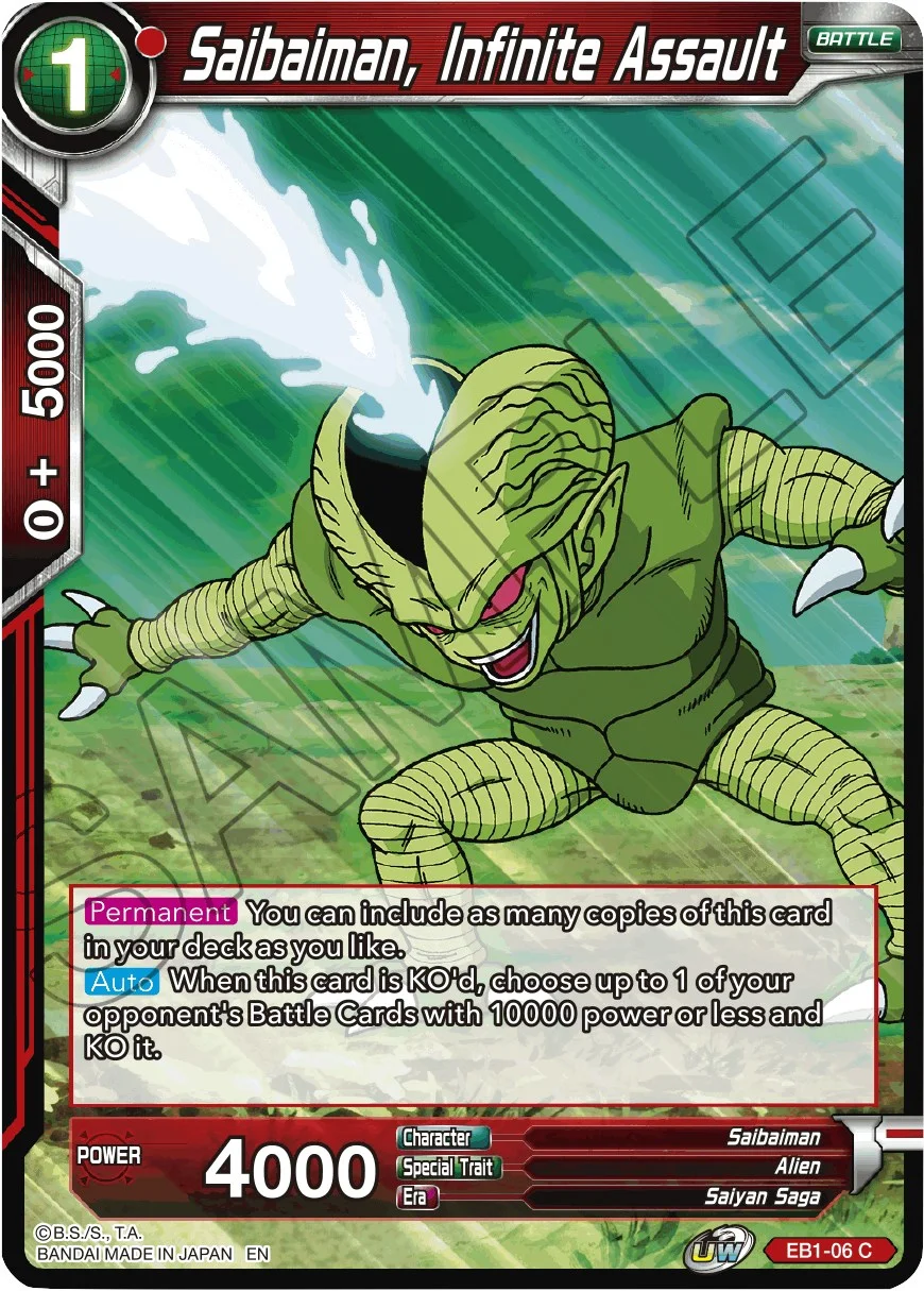 Saibaiman, Infinite Assault 「EB1-06」「EN」