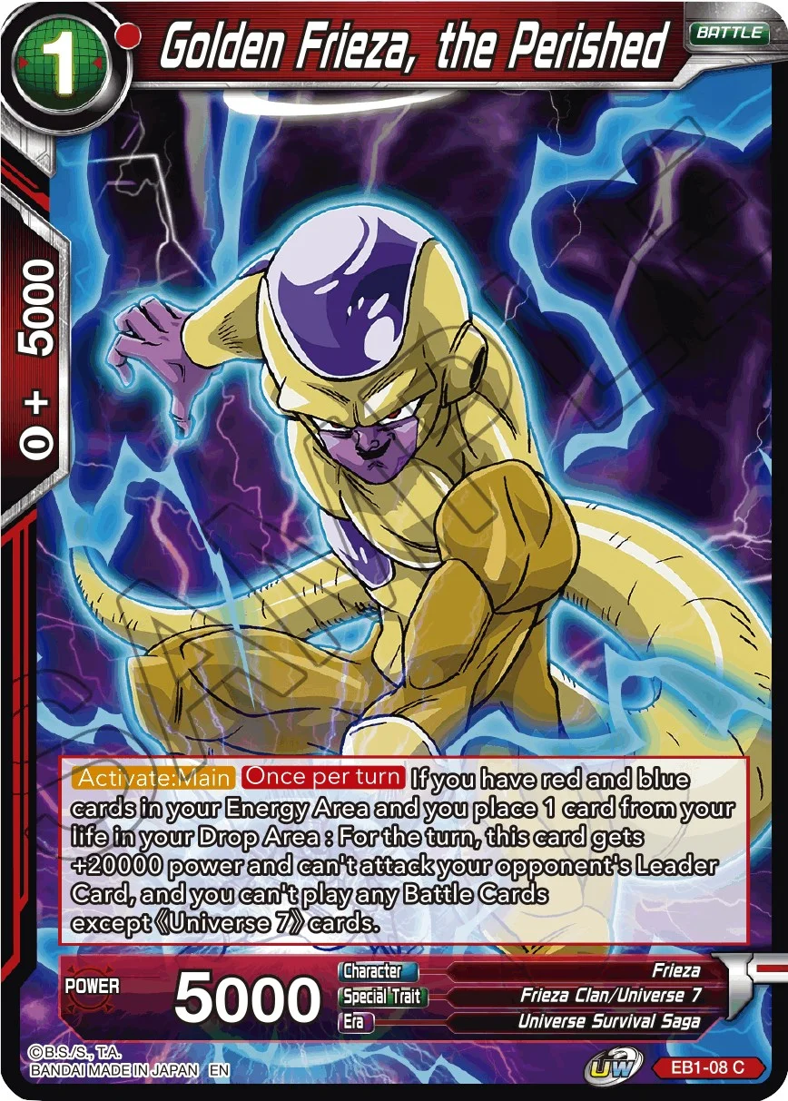 Golden Frieza, the Perished 「EB1-08」「EN」