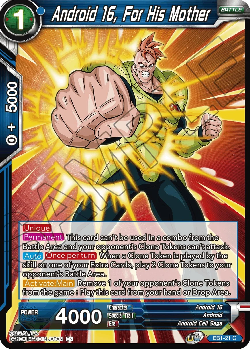 Android 16, For His Mother 「EB1-21」「EN」