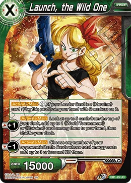 Launch, the Wild One 「EB1-25」「EN」