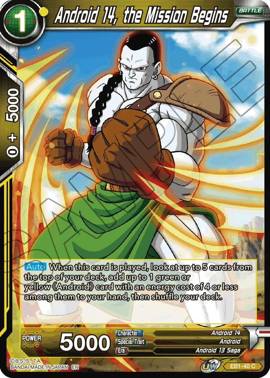 Android 14, the Mission Begins 「EB1-40」「EN」