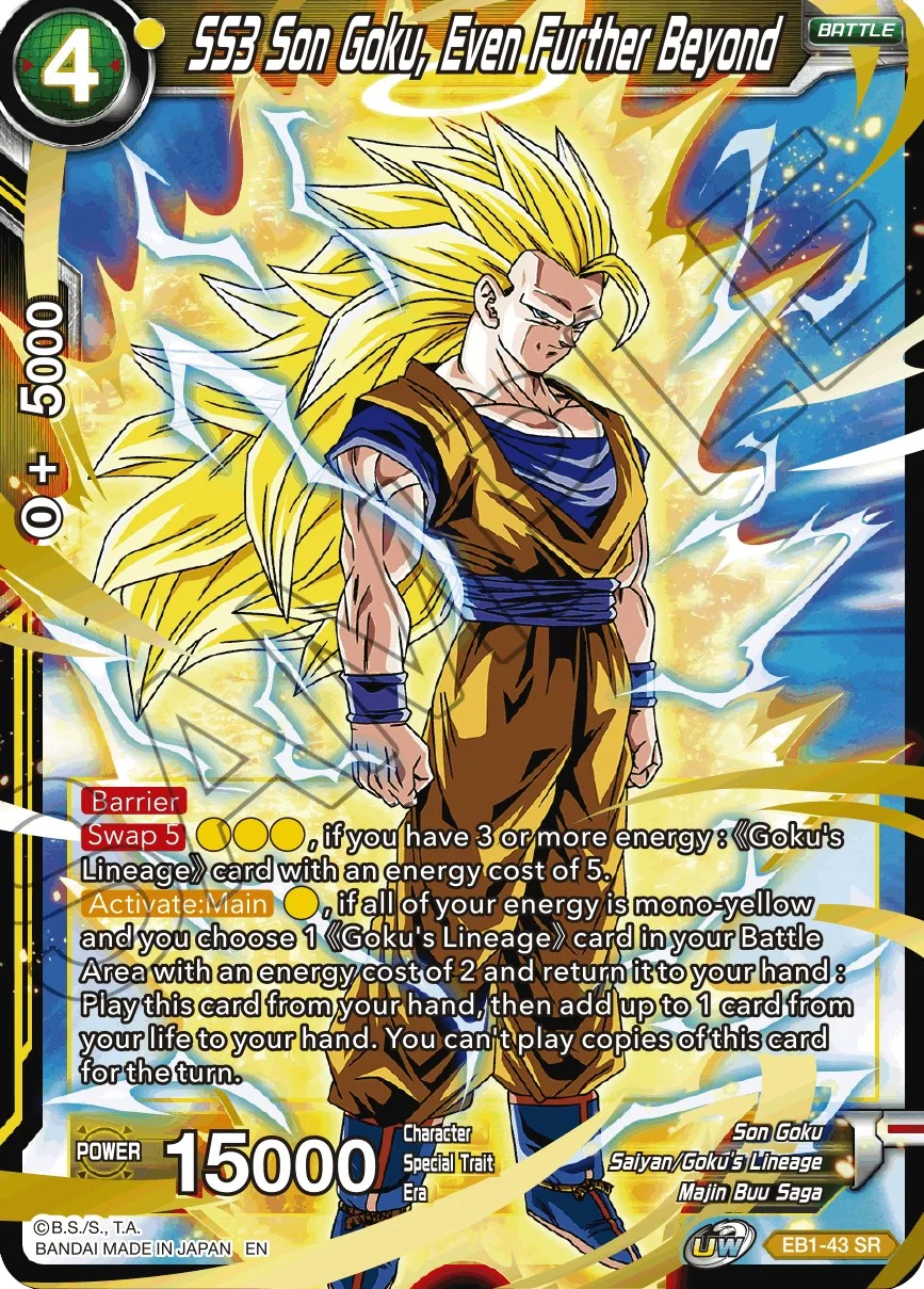 SS3 Son Goku, Even Further Beyond 「EB1-43_PR」「EN」