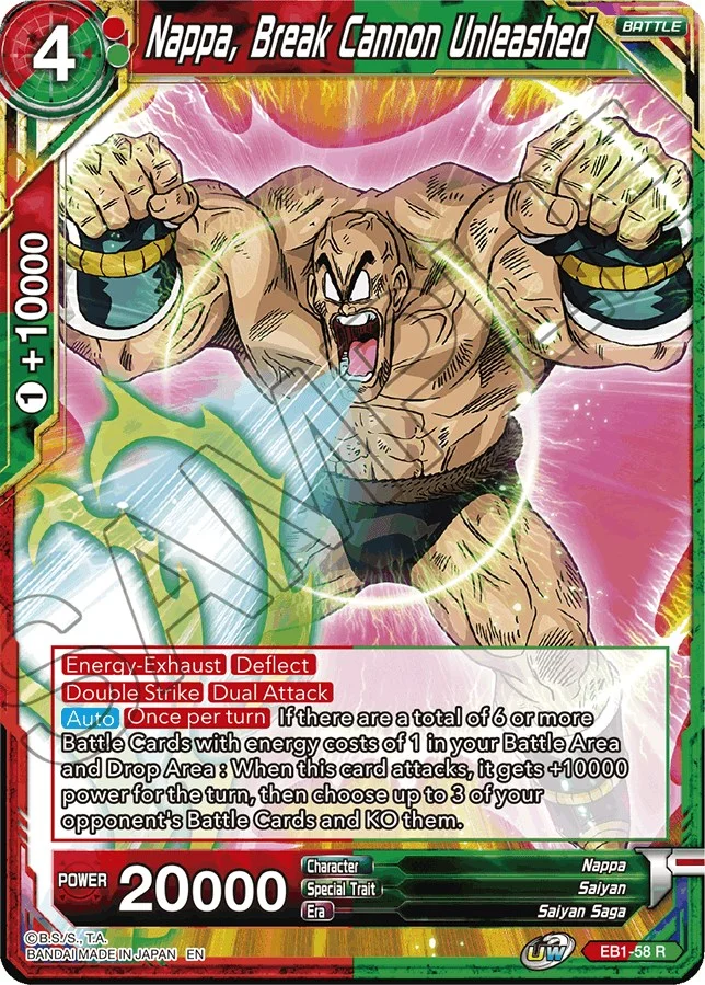 Nappa, Break Cannon Unleashed 「EB1-58」「EN」
