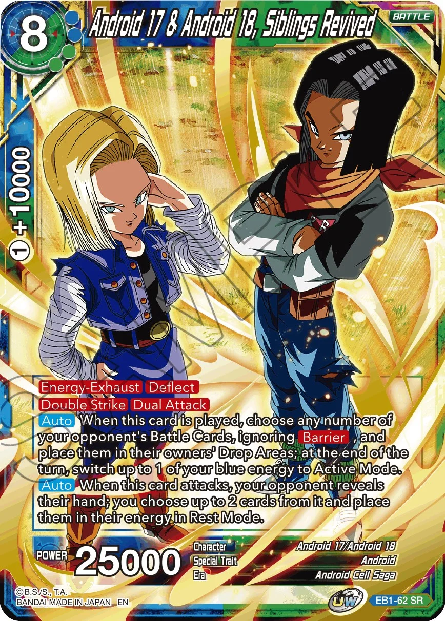 Android 17 & Android 18, Siblings Revived 「EB1-62_PR」「EN」