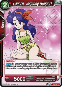 Launch, Inspiring Support #EB1-03 · Dragon Ball Super CCG