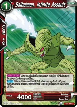 Saibaiman, Infinite Assault #EB1-06 · Dragon Ball Super CCG