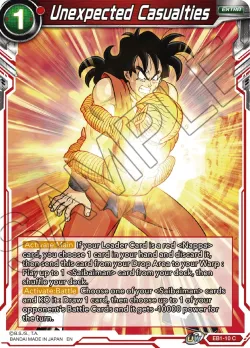 Unexpected Casualties #EB1-10 · Dragon Ball Super CCG