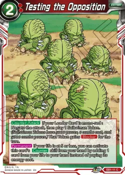 Testing the Opposition #EB1-11 · Dragon Ball Super CCG