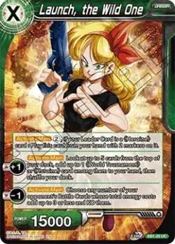Launch, the Wild One #EB1-25 · Dragon Ball Super CCG