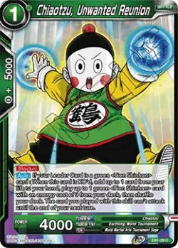 Chiaotzu, Unwanted Reunion #EB1-28 · Dragon Ball Super CCG