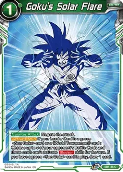 Goku's Solar Flare 「EB1-36」「EN」