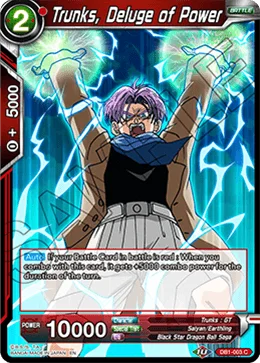 Trunks, Deluge of Power 「DB1-003」「EN」