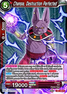 Champa, Destruction Perfected 「DB1-006」「EN」