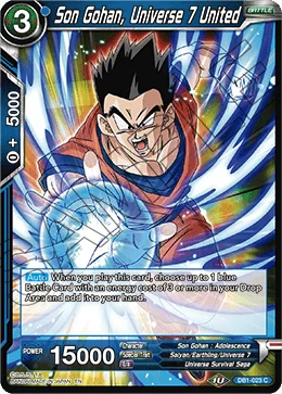Son Gohan, Universe 7 United 「DB1-023_PR」「EN」