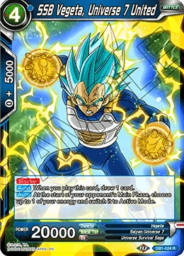 SSB Vegeta, Universe 7 United 「DB1-024」「EN」