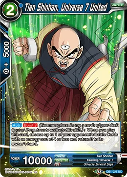Tien Shinhan, Universe 7 United 「DB1-026」「EN」
