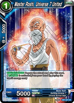 Master Roshi, Universe 7 United 「DB1-027」「EN」