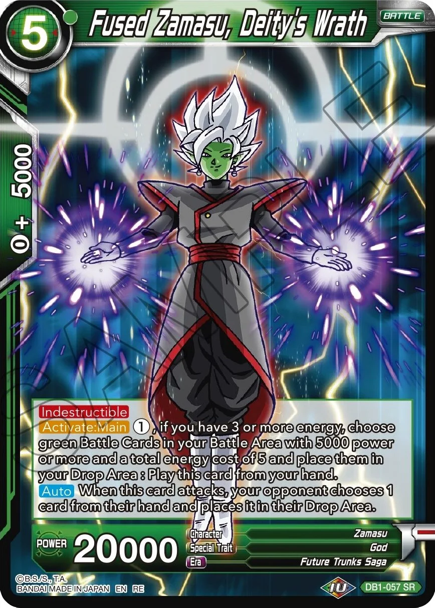 Fused Zamasu, Deity's Wrath 「DB1-057」「EN」