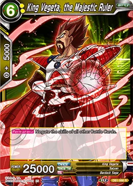 King Vegeta, the Majestic Ruler 「DB1-066」「EN」