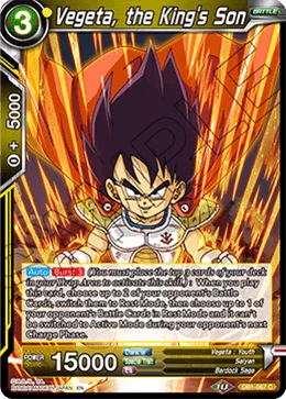 Vegeta, the King's Son 「DB1-067」「EN」