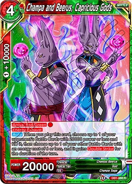 Champa and Beerus, Capricious Gods 「DB1-088」「EN」